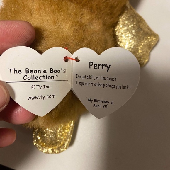 Ty Beanie Boo Platypus Perry with tag - Picture 5 of 6